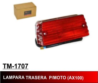 LAMPARA TRASERA P/MOTO (AX100)